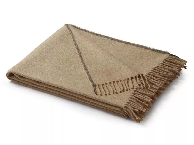 Plaid Biederlack Cosy Times 715791 Camel, 130x170 cm luli715791 photo