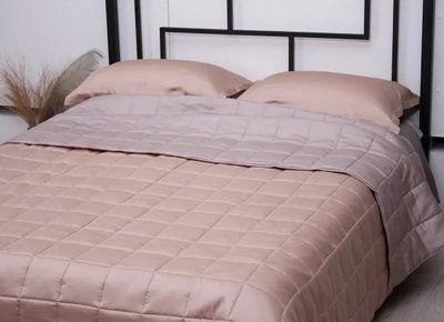 Покривало двостороннє Luxury Linens Cappuccino/beige luli80888 фото