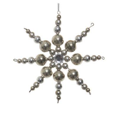 &ldquo;Christmas Antique Silver&rdquo; Christmas Tree Ornament, Silver, 12&times;12 SHISHI_55761 photo