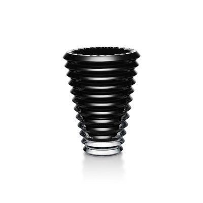 Ваза огранована чорна "EYE VASE OVAL 150 BLACK" BACCARAT_2814035 фото