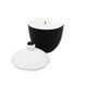 Aroma Candle "HEMISPHERE", Black, White, 9.1 sm, 11.7 sm
