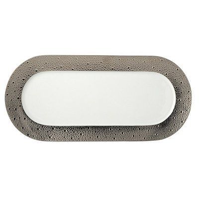 Блюдо для пирожных инкрустированное платиной "ECUME PLATINE" BERNARDAUD_0738/95 фото