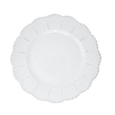 Lunch plate "Bella Bianca" ARTE_ITALICA_BBS1003 photo