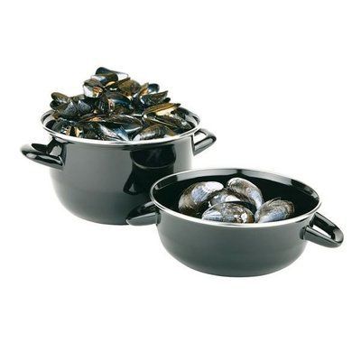 Mussel pot APS 0.8 L, 13.5 cm with lid. APS00623 photo
