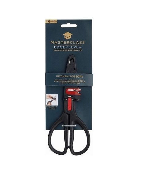 Kitchen Craft Master Class 22 cm kitchen scissors with a sharpening case. Kitchen CraftMCEKSCIBLK photo
