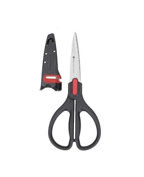 Kitchen Craft Master Class 22 cm kitchen scissors with a sharpening case. Kitchen CraftMCEKSCIBLK photo