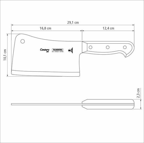 Tramontina Century 15.2 cm black hatchet Tramontina24014/006 photo