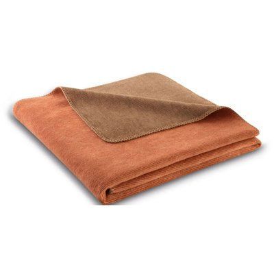 Плед Biederlack Doubleface Melange 1265 GR, Rust-Brown, 150x200 см 811776 фото