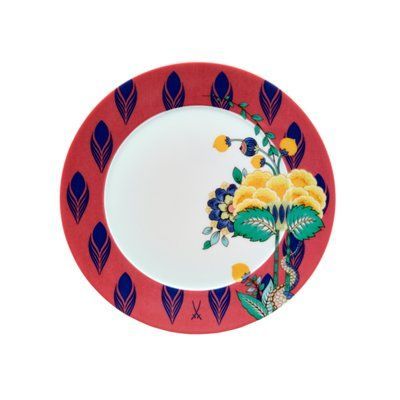 Салатна/десертна тарілка "Meissen Collage", Різнокольоровий,Синій, 22 см MEISSEN_79A522-41473-1 фото