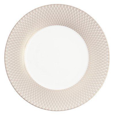 "Malmaison Imperial" platinum encrusted replacement plate CHRISTOFLE_7687270 photo
