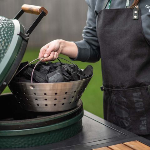 Кошик для вугілля L Big Green Egg з ручками LEGOURMET122674 фото
