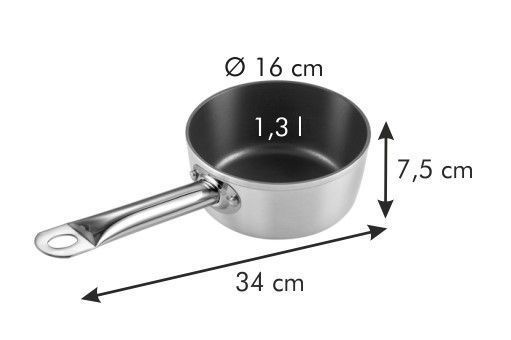 Tescoma Grand Chef 16 cm 1.3 L gray ladle. Tescoma606886 photo