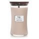 Woodwick Large Vanilla & Sea Salt Scented Candle, 609 g, with notes of vanilla and sea salt Woodwick_93191E photo 1