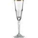 Set of 2 champagne glasses 160 ml Rogaska Aulide Gold Rogaska15341 photo 2