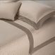 Комплект постільної білизни з кантами BICOLOR VILLAFLORENCE_LUISA 240х220 Beige фото 2