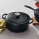 Le Creuset Signature 6.7L matte black pot with lid. Le Creuset21177280002430 photo 6