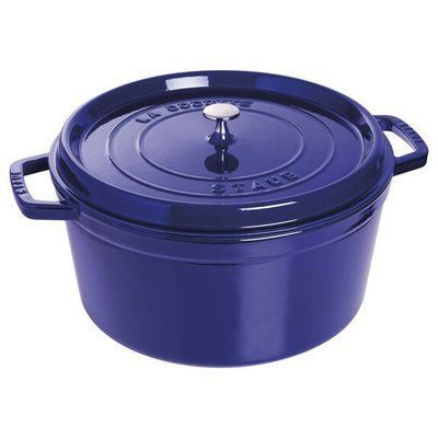 Staub Cast Iron Pot 12.5 liters 34 cm blue. Staub1103491 photo