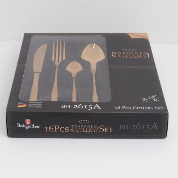 Набір столових приборів Berlinger Haus Cutlery sets 16 предметів Berlinger HausBH-2615A фото