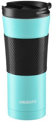 Ardesto To Go 0.45L thermos cup, stainless steel, tiffany color. ArdestoAR2645SMT photo