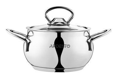 Ardesto Black Mars 1.1 liter saucepan with lid. ArdestoAR0706S photo