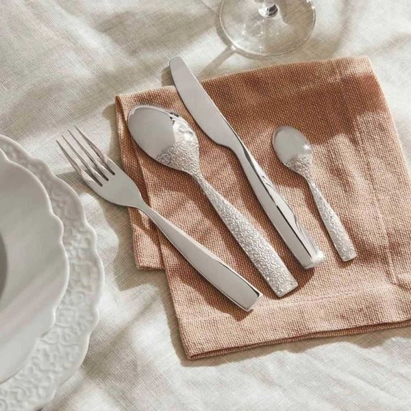 A set of 24 Alessi Dressed cutlery for 6 people. AlessiMW03S24 photo