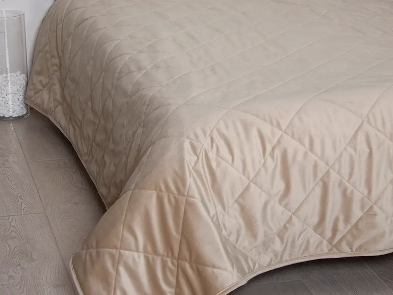 Стеганое покрывало Luxury Linens Beige luli771018 фото
