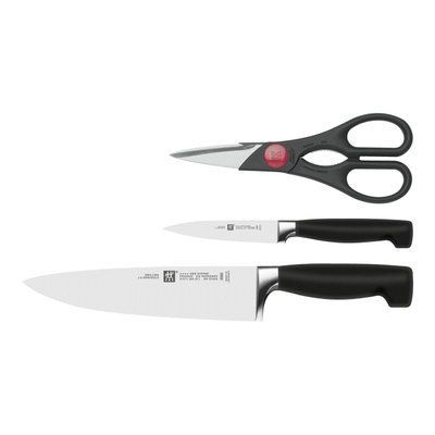Zwilling Four Star 3-piece knife set with scissors Zwilling35055-000-0 photo