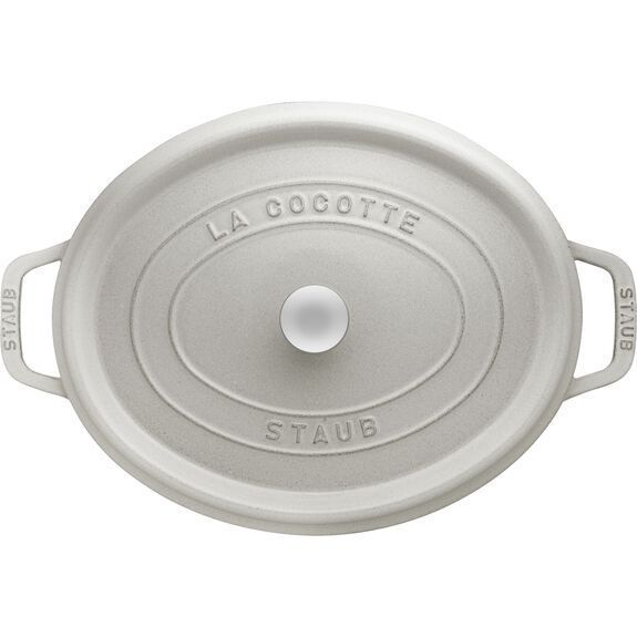 Каструля Staub Cast Iron 6,7 л біла овальна Staub11033107 фото