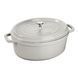 Каструля Staub Cast Iron 6,7 л біла овальна Staub11033107 фото 1