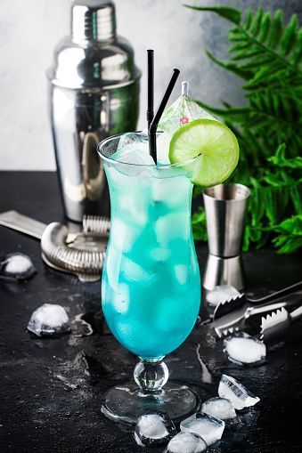 Набор из 4 бокалов для коктейлей 440 мл Libbey Blue Hawaii Libbey828016 фото
