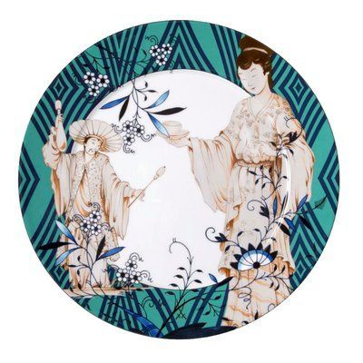 Підстановочна тарілка "Meissen Collage", Різнокольоровий, Бірюзовий, 33 см MEISSEN_79A550-41478-1 фото