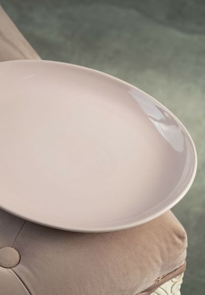 Блюдо Dovbysh Porcelain Vona 28,5x22,5 см рожеве овальне Dovbysh Porcelain100033 фото