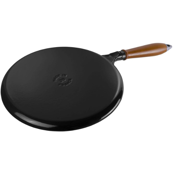 Staub Cast Iron Black 28 cm Pancake Pan Staub40509-525-0 photo