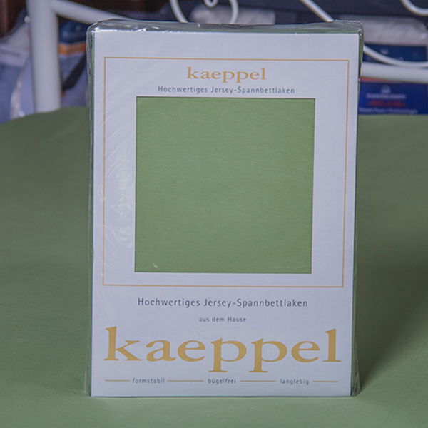 Простынь на резинке Billerbeck Kaeppel Трикотаж Оливковый 100x200 см 1671-Е32-100х200 фото
