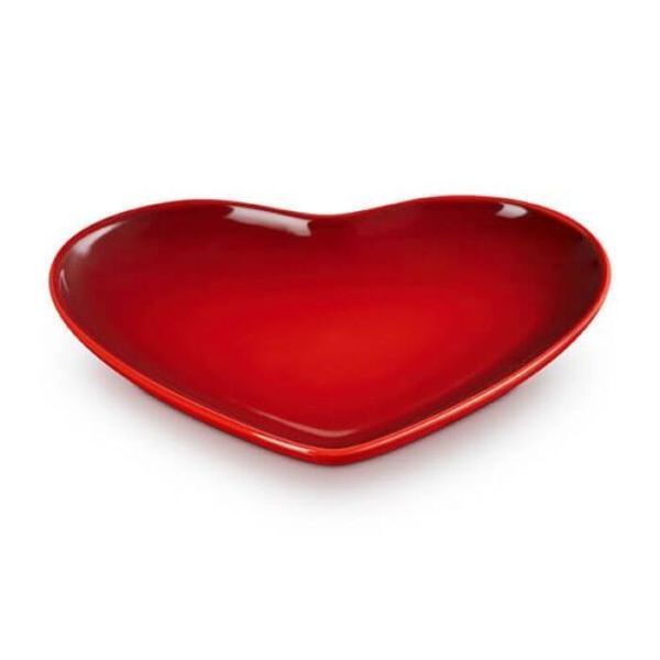 Тарілка десертна Le Creuset Heart 23 см червона Le Creuset80255230600099 фото