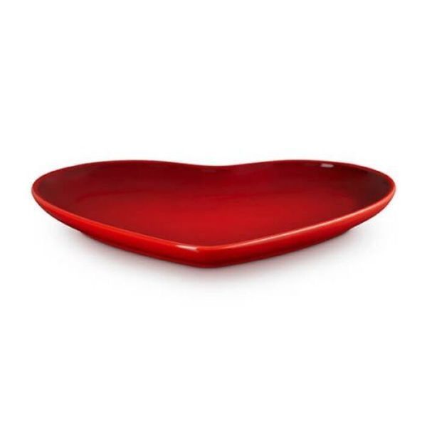 Тарілка десертна Le Creuset Heart 23 см червона Le Creuset80255230600099 фото