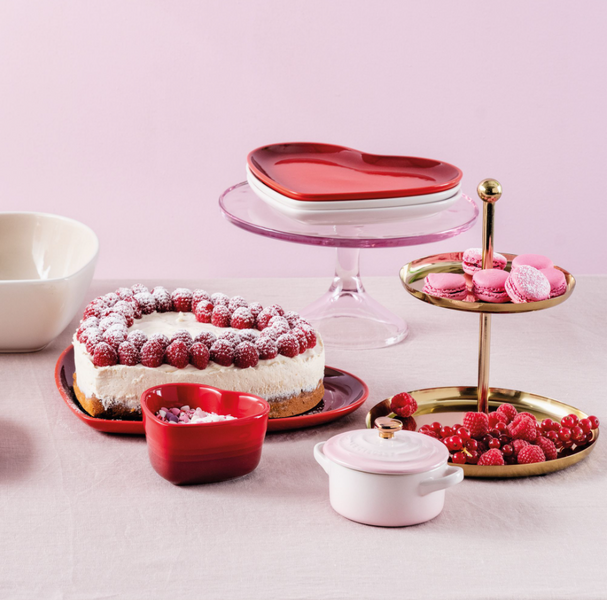 Тарілка десертна Le Creuset Heart 23 см червона Le Creuset80255230600099 фото