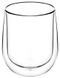 Set of 2 Ardesto Latte Glasses 360 ml with double walls. ArdestoAR2636G photo 1