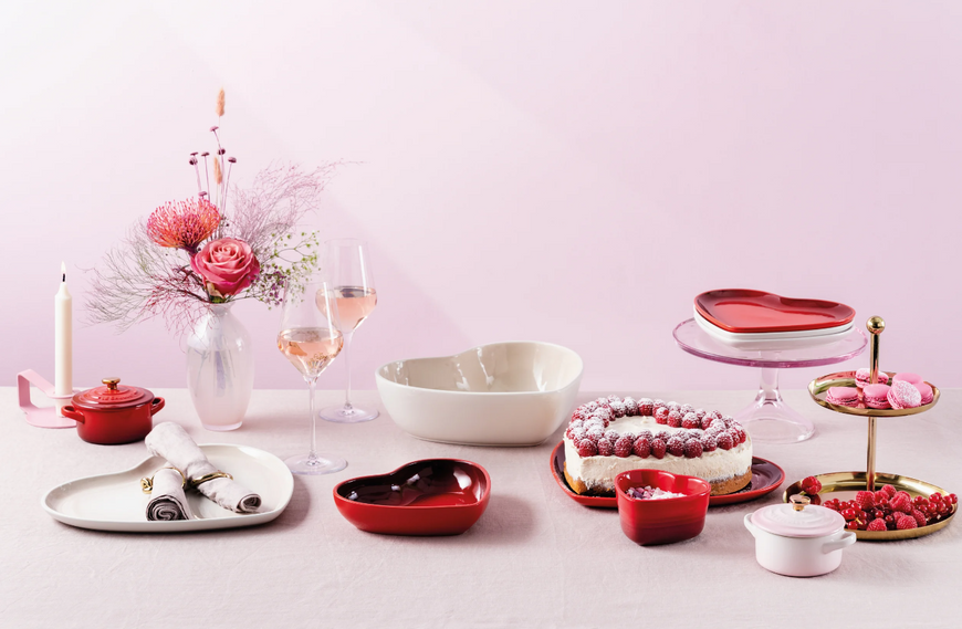 Тарілка десертна Le Creuset Heart 23 см червона Le Creuset80255230600099 фото