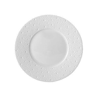 Салатна/десертна тарілка "ECUME WHITE MATTE" BERNARDAUD_0733/20250 фото