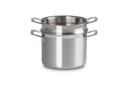 Le Creuset 3-PLY 5-liter pot with a steam insert for pasta. Le Creuset96200520001000 photo