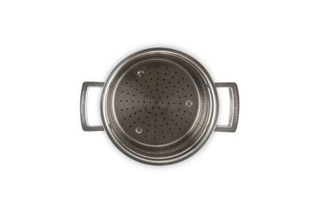 Le Creuset 3-PLY 5-liter pot with a steam insert for pasta. Le Creuset96200520001000 photo