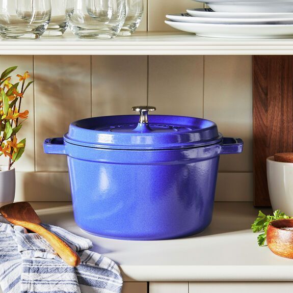 Staub Cast Iron 4.7L High Pot, Ultramarine Staub125024235 photo