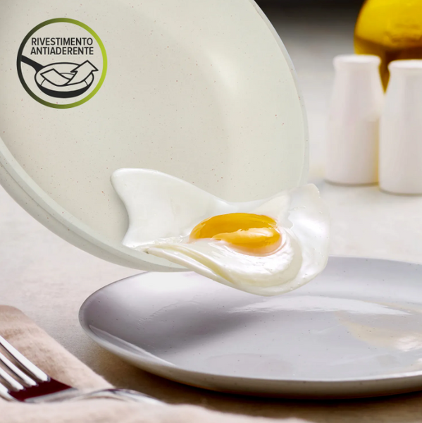 Set of 3 Kasanova Eco White frying pans. LEGOURMETМАС031305НОК photo