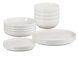 Столовый сервиз Le Creuset Coupe 16 предметов 4 персоны White Le Creusetle_dinnerware_set_w фото 1