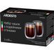 Set of 2 Ardesto espresso cups 80 ml with double walls. ArdestoAR2608G photo 2