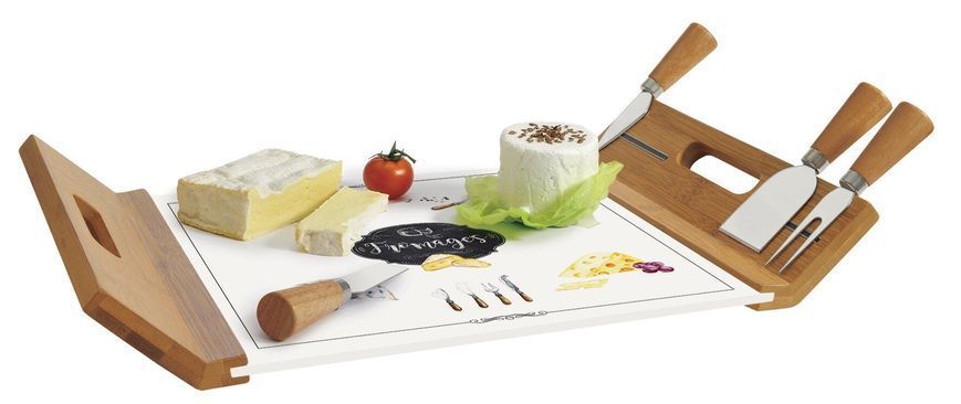 Cheese board (set, 4 knives) Easy Life KITCHEN BASIC FROMAGES (R0890-KIBF) Easy LifeR0890-KIBF photo