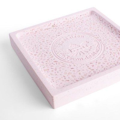 Мыльница диатомитовая La Maison du Savon Marseille SQUARE DIATOMITE SOAP DISH - ROSE (M41061) La Maison du Savon de MarseilleM41061 фото