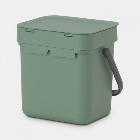 Ведро мусорное Brabantia Sort&Go 3 л зелёное Brabantia129865 фото
