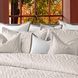 Pillowcase with Jacquard Piping and Border "Alley" QUAGLIOTTI_05824378-551 photo 3